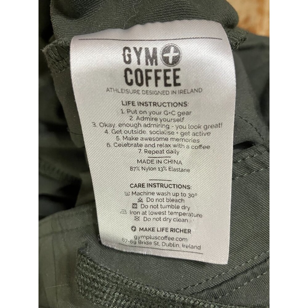 Gym + Coffee Atleisure Nylon Pants Women's Medium Green - Picture 7 of 8